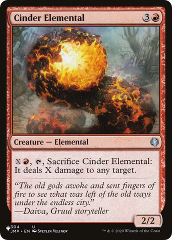 Image for Cinder Elemental (304) [The List Reprints]