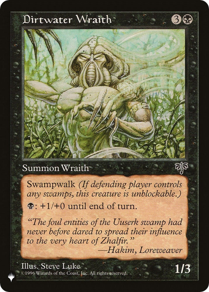 Image for Dirtwater Wraith [The List Reprints]