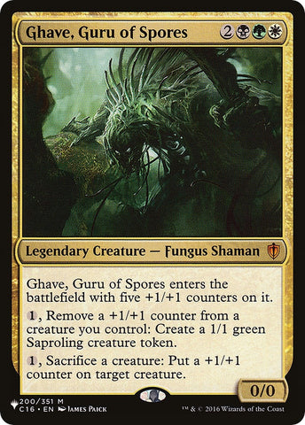 Image for Ghave, Guru of Spores (200) [The List Reprints]