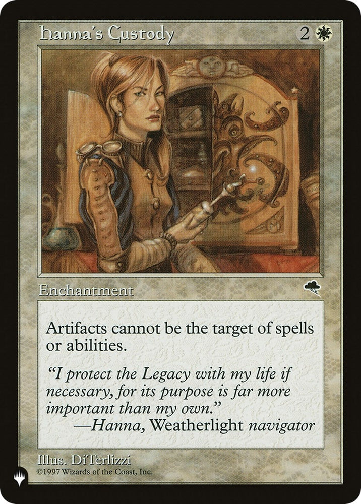 Image for Hanna's Custody [The List Reprints]