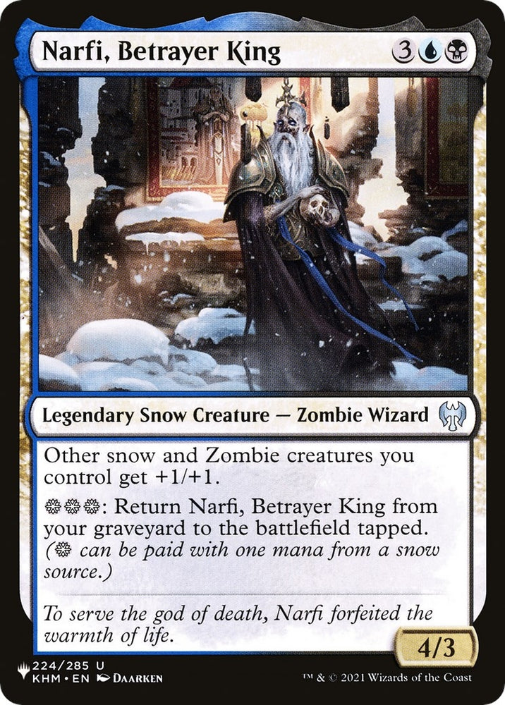 Image for Narfi, Betrayer King (224) [The List Reprints]