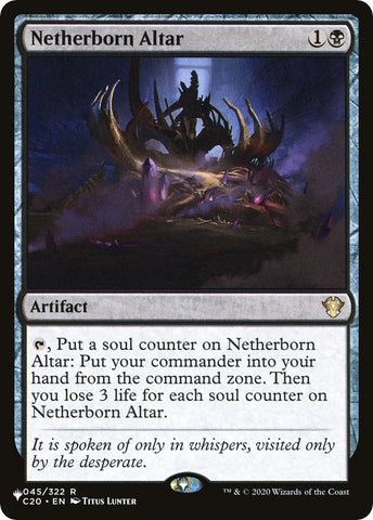Image for Netherborn Altar (45) [The List Reprints]