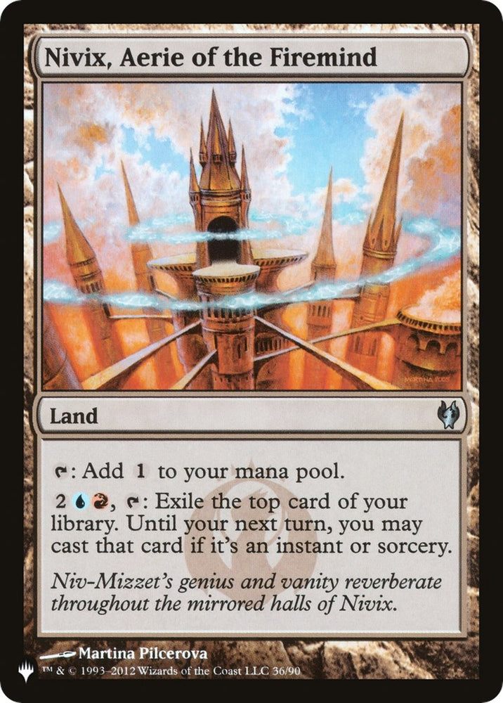 Image for Nivix, Aerie of the Firemind (36) [The List Reprints]