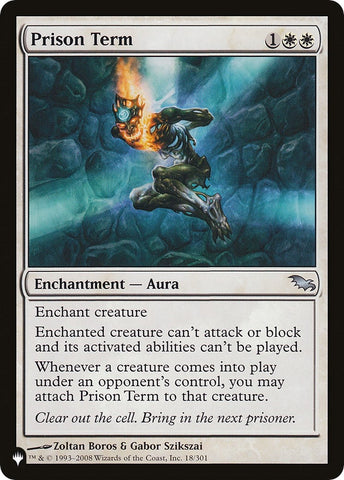 Image for Prison Term (18) [The List Reprints]