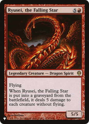Image for Ryusei, the Falling Star (45) [The List Reprints]
