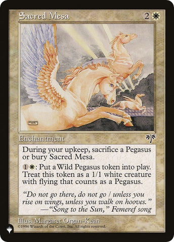 Image for Sacred Mesa [The List Reprints]