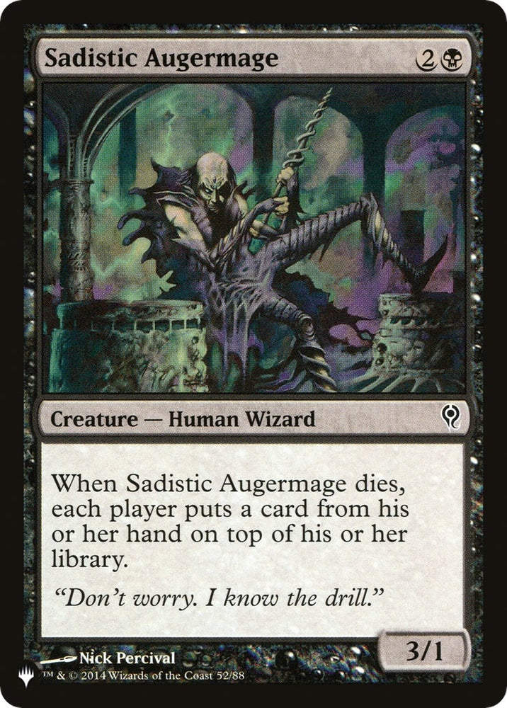 Image for Sadistic Augermage (52) [The List Reprints]