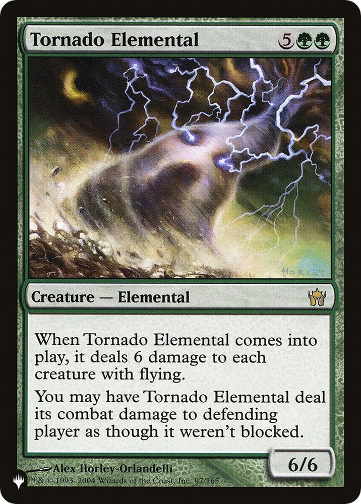 Image for Tornado Elemental (97) [The List Reprints]