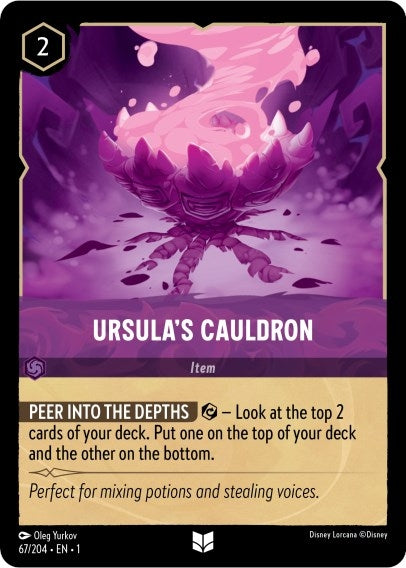 Image for Ursula's Cauldron (67/204) - Disney Lorcana