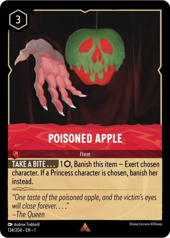 Image for Poisoned Apple (134/204) - Disney Lorcana