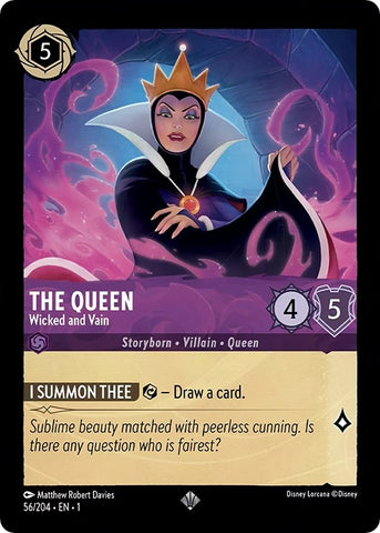 Image for The Queen - Wicked and Vain (56/204) - Disney Lorcana