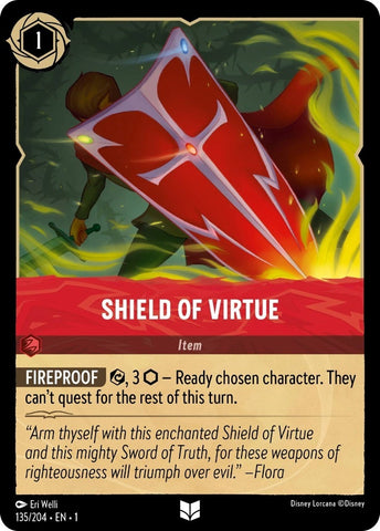 Image for Shield of Virtue (135/204) - Disney Lorcana