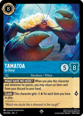Image for Tamatoa - So Shiny! (159/204) - Disney Lorcana