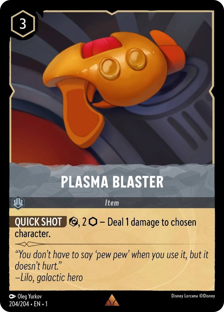 Image for Plasma Blaster (204/204) - Disney Lorcana