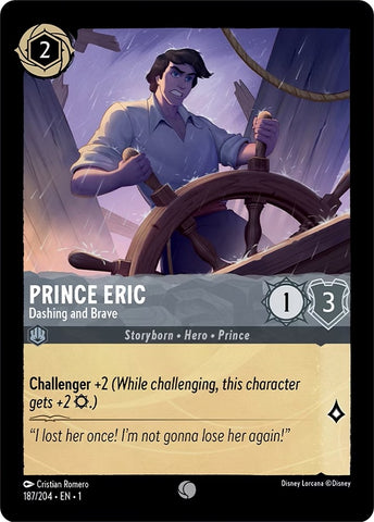 Image for Prince Eric - Dashing and Brave (187/204) - Disney Lorcana