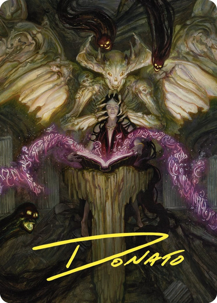 Image for Demonic Tutor Art Card (Gold-Stamped Signature) (64) [ASCMM]