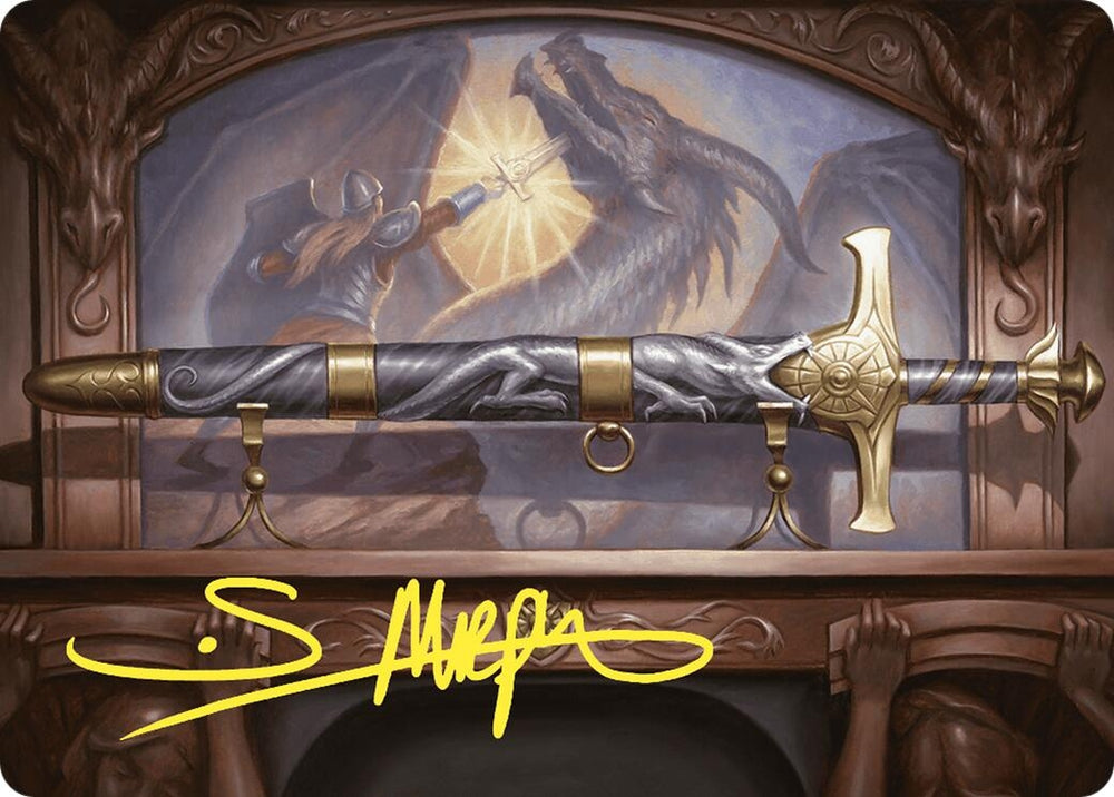 Image for Ancestral Blade Art Card (Gold-Stamped Signature) (1) [ASCMM]