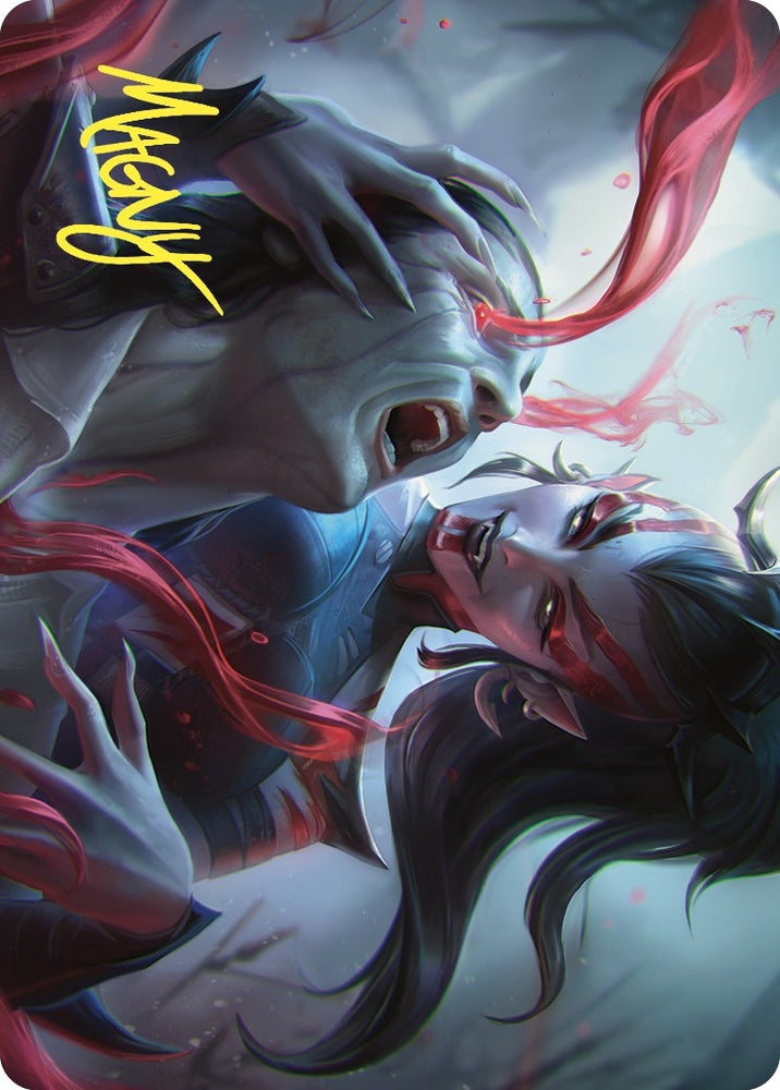 Image for Exsanguinate Art Card (Gold-Stamped Signature) (17) [ASCMM]