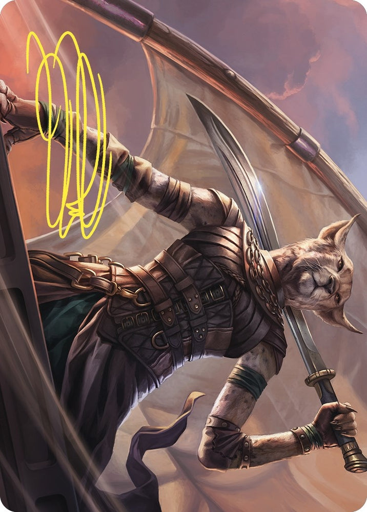 Image for Mirri, Weatherlight Duelist Art Card (Gold-Stamped Signature) (28) [ASCMM]