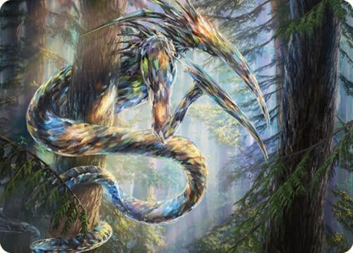 Image for Gemhide Sliver Art Card (80) (Art Series: Commander Masters) (ASCMM) - Magic: The Gathering