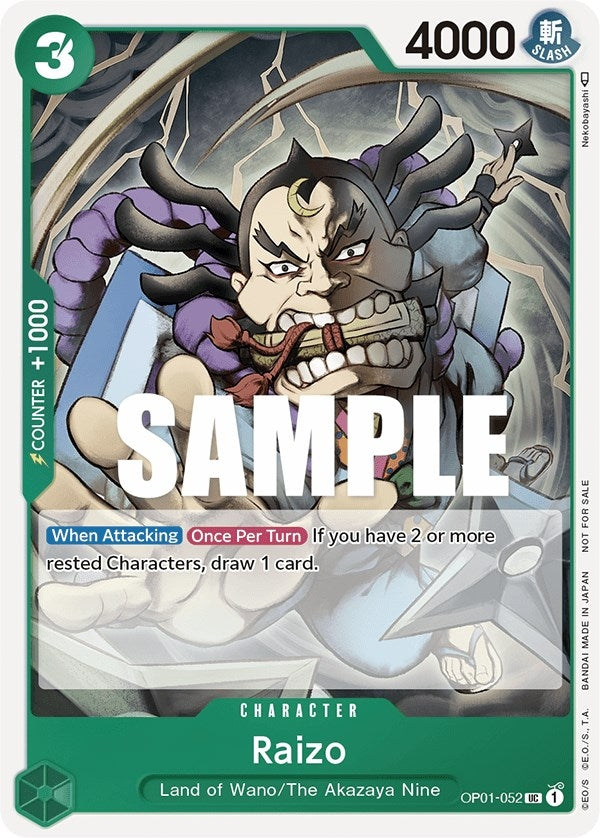 Image for Raizo (Event Pack Vol. 2) (OP01-052) - One Piece Card Game