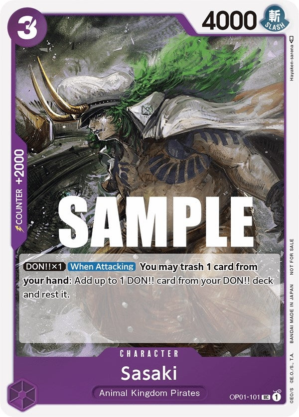 Image for Sasaki (Event Pack Vol. 2) (OP01-101) - One Piece Card Game