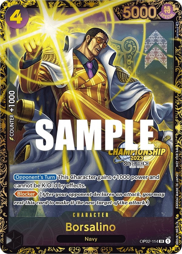 Borsalino (Championship 2023) (OP02-114) (One Piece Promotion Cards)