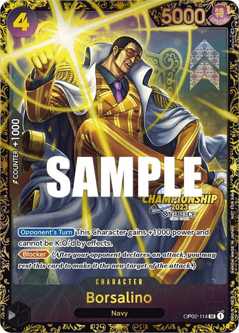 Borsalino (Championship 2023) (OP02-114) (One Piece Promotion Cards)