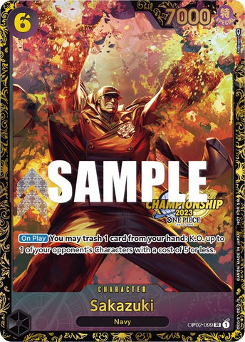 Image for Sakazuki (Championship 2023) (OP02-099) - One Piece Card Game
