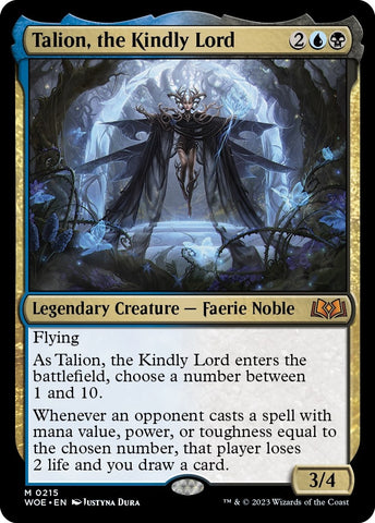 Image for Talion, the Kindly Lord (215) [Wilds of Eldraine]