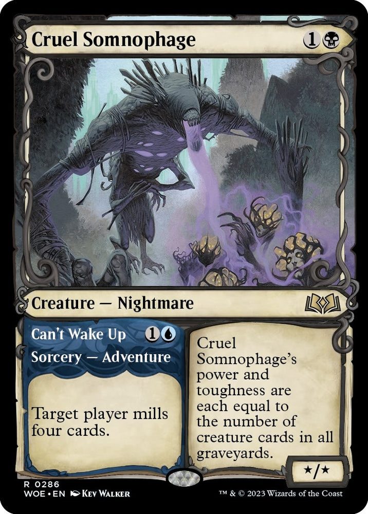 Image for Cruel Somnophage (Showcase) (286) [Wilds of Eldraine]
