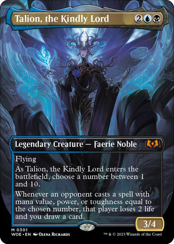 Image for Talion, the Kindly Lord (Borderless) (301) [Wilds of Eldraine]