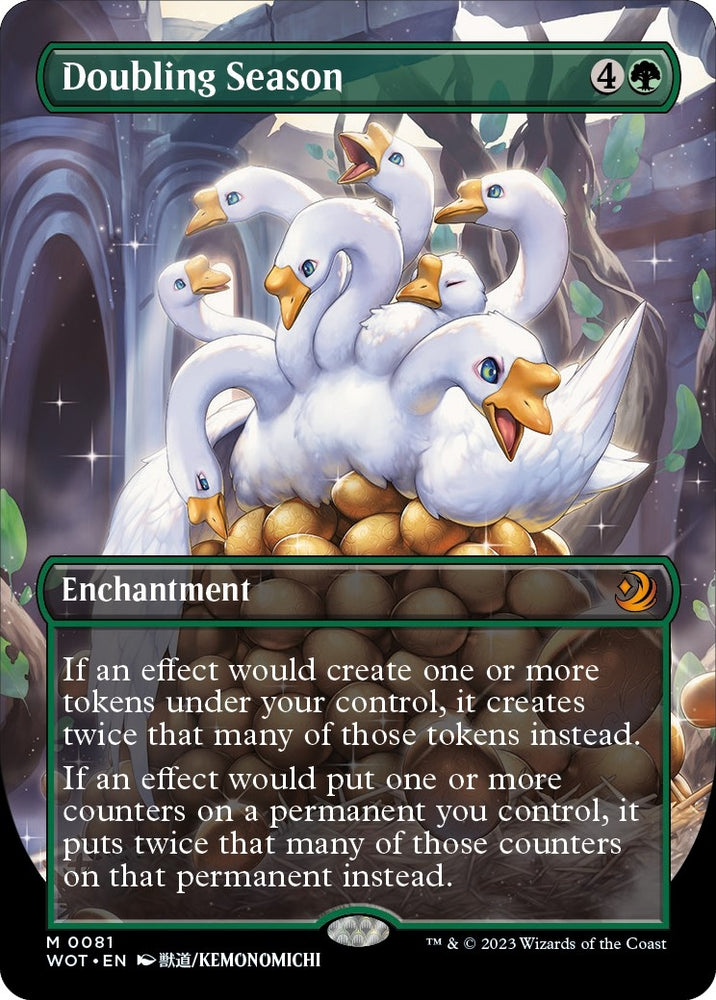 Image for Doubling Season (Anime Borderless) (81) [Wilds of Eldraine: Enchanting Tales]