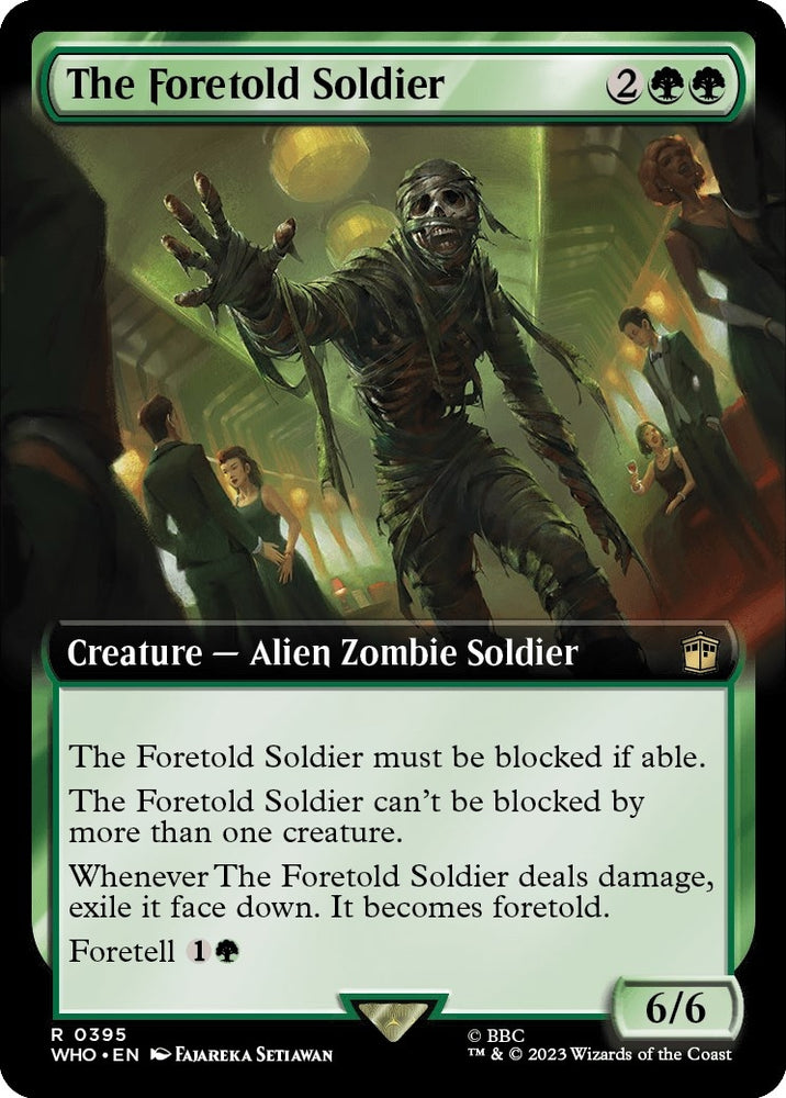Image for The Foretold Soldier (Extended Art) (395) - Magic: The Gathering