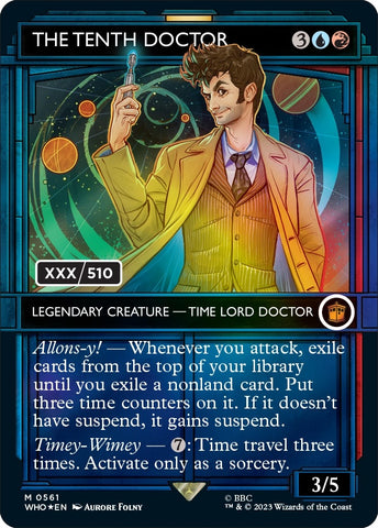 Image for The Tenth Doctor (Serial Numbered) (561) [Universes Beyond: Doctor Who]