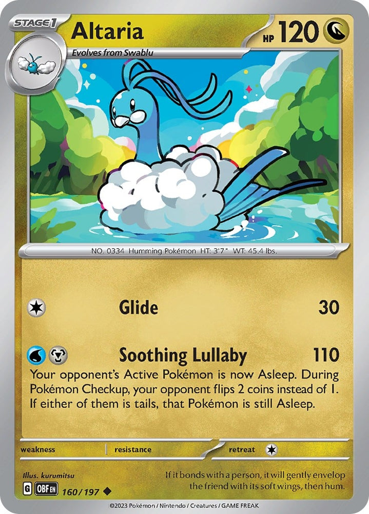 Image for Altaria (160/197) (OBF)