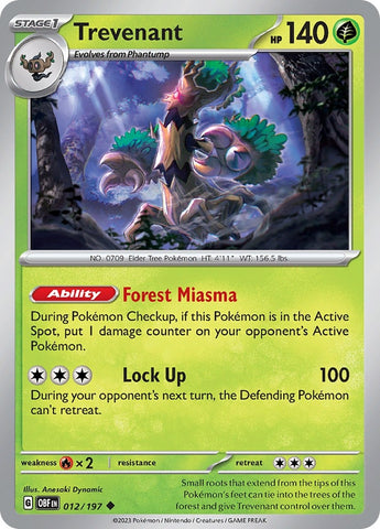 Image for Trevenant (012/197) (OBF)