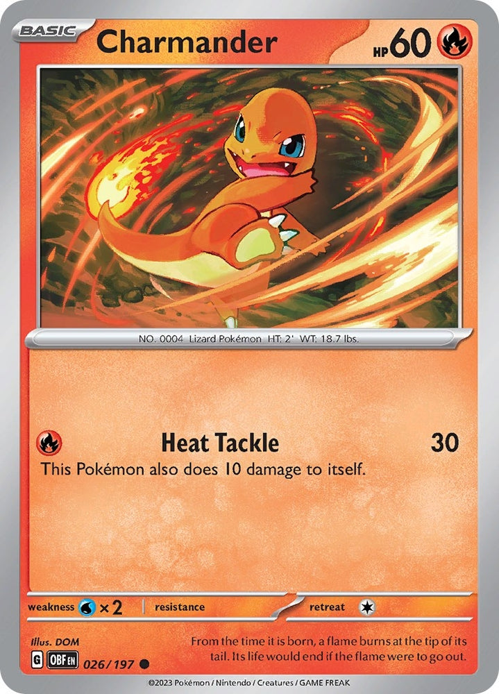 Image for Charmander (026/197) (OBF)