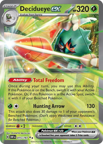 Image for Decidueye ex (015/197) (OBF)