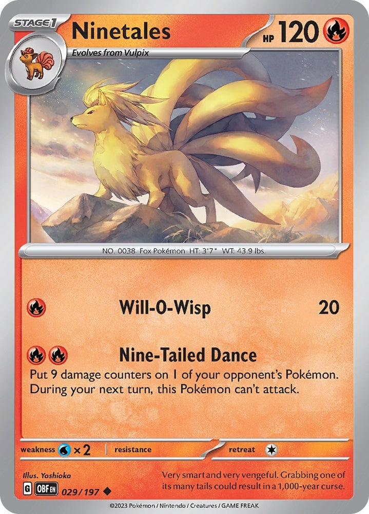 Image for Ninetales (029/197) (OBF)