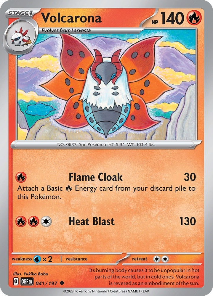 Image for Volcarona (041/197) (OBF)