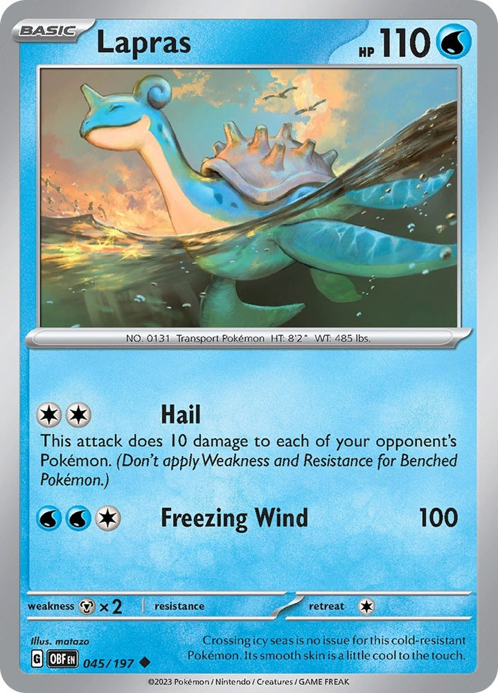 Image for Lapras (045/197) (OBF)