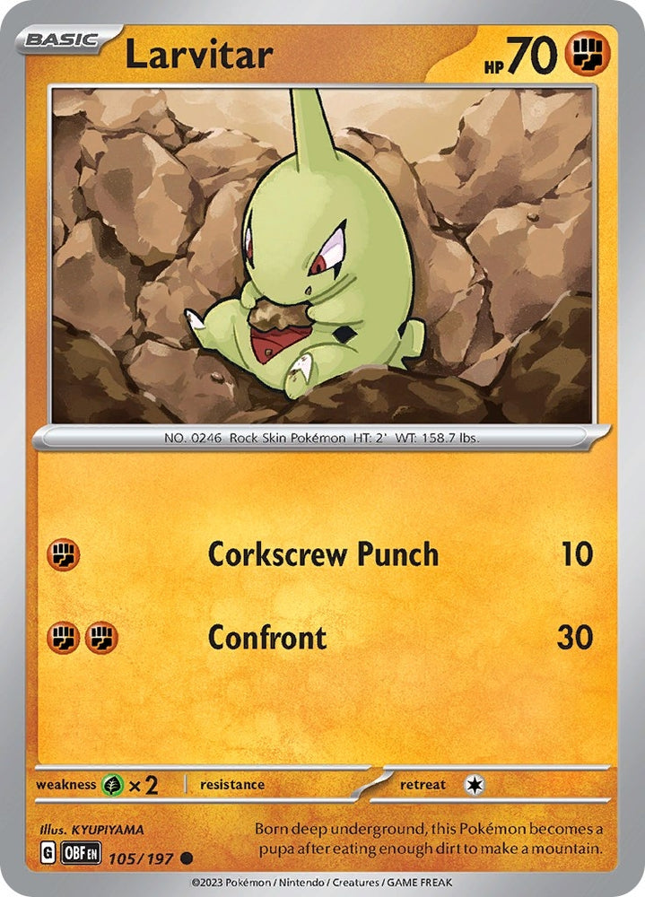 Image for Larvitar (105/197) (OBF)