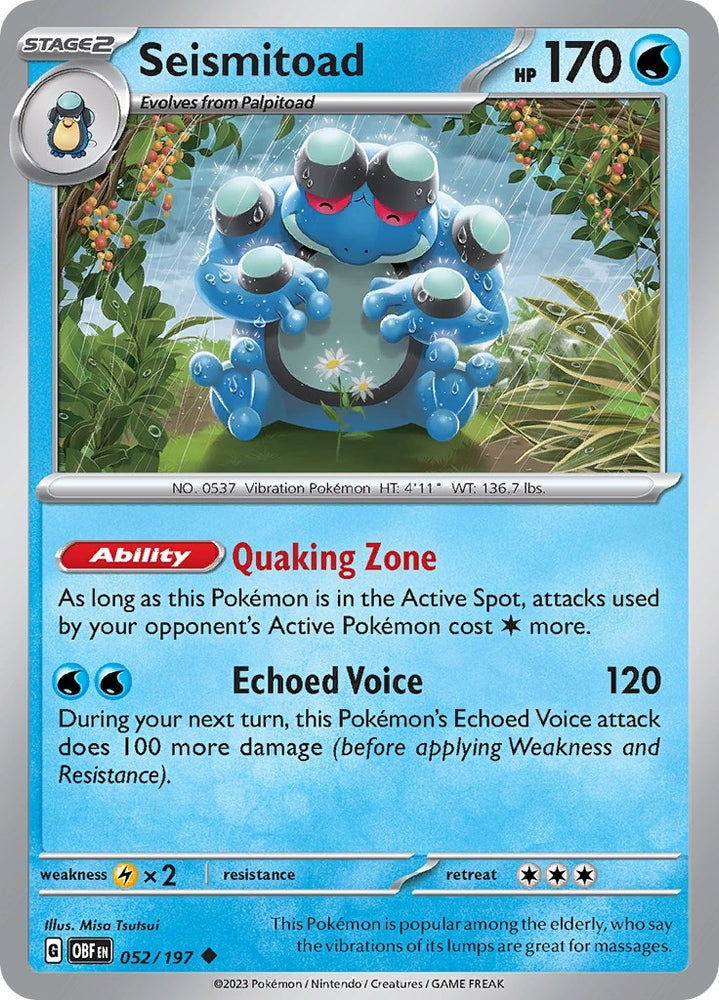 Image for Seismitoad (052/197) (OBF)