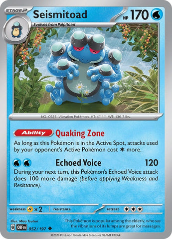Image for Seismitoad (052/197) (OBF)