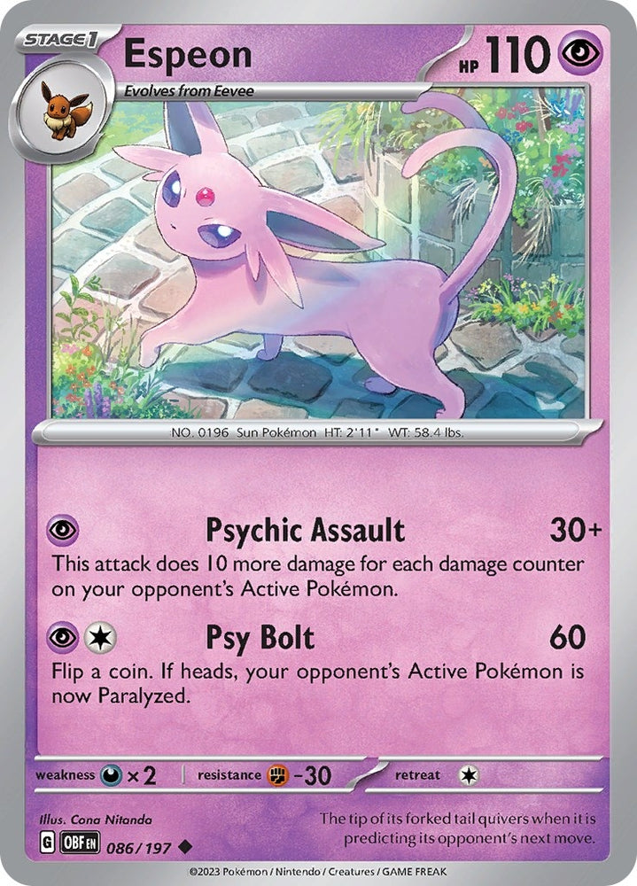 Image for Espeon (086/197) (OBF)