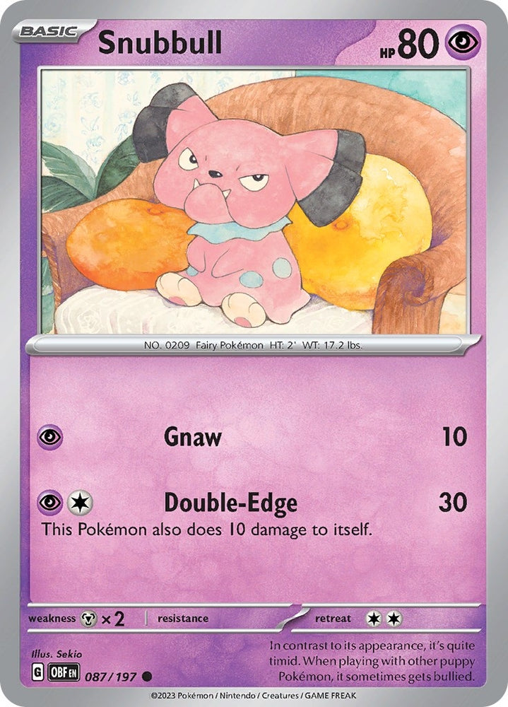 Image for Snubbull (087/197) (OBF)