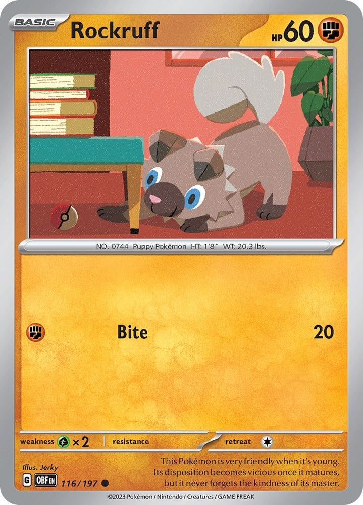 Image for Rockruff (116/197) (OBF)