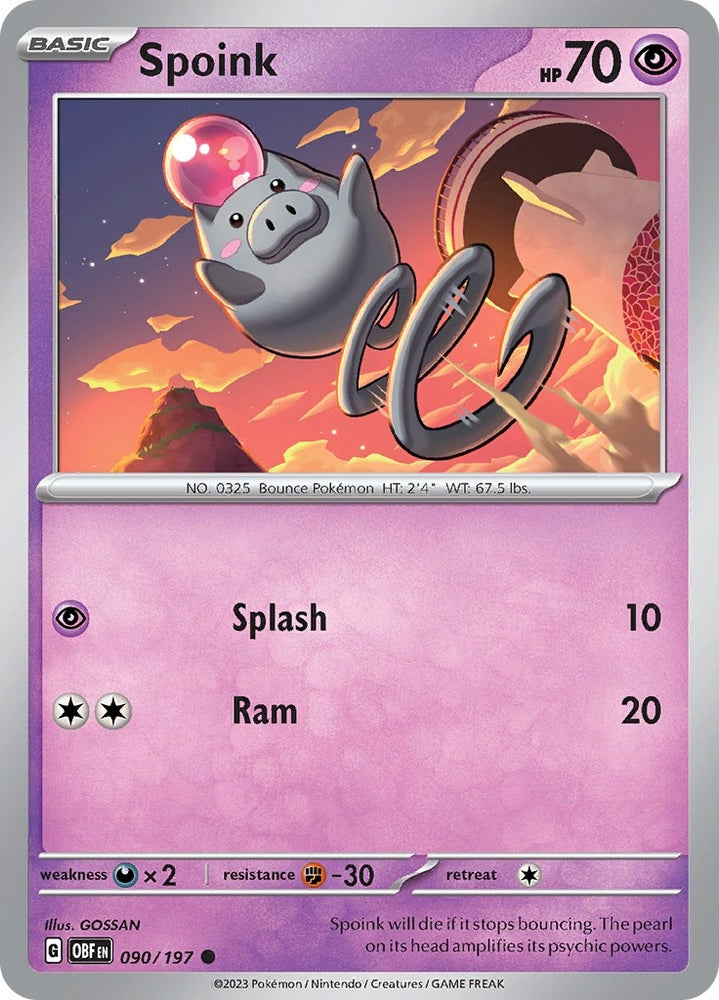 Image for Spoink (090/197) (OBF)