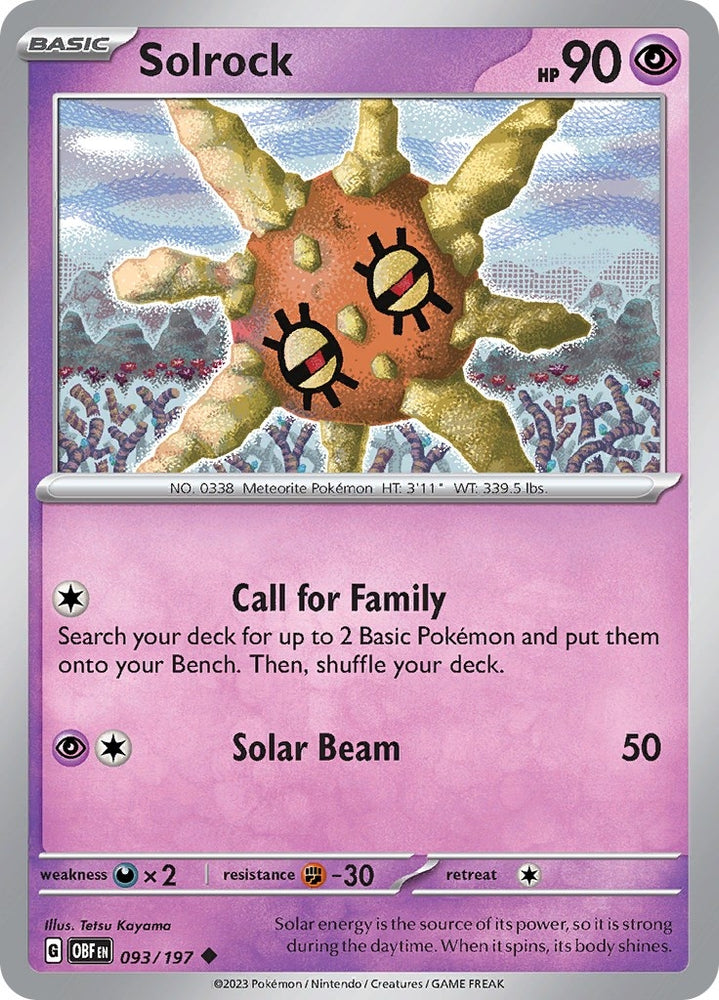 Image for Solrock (093/197) (OBF)